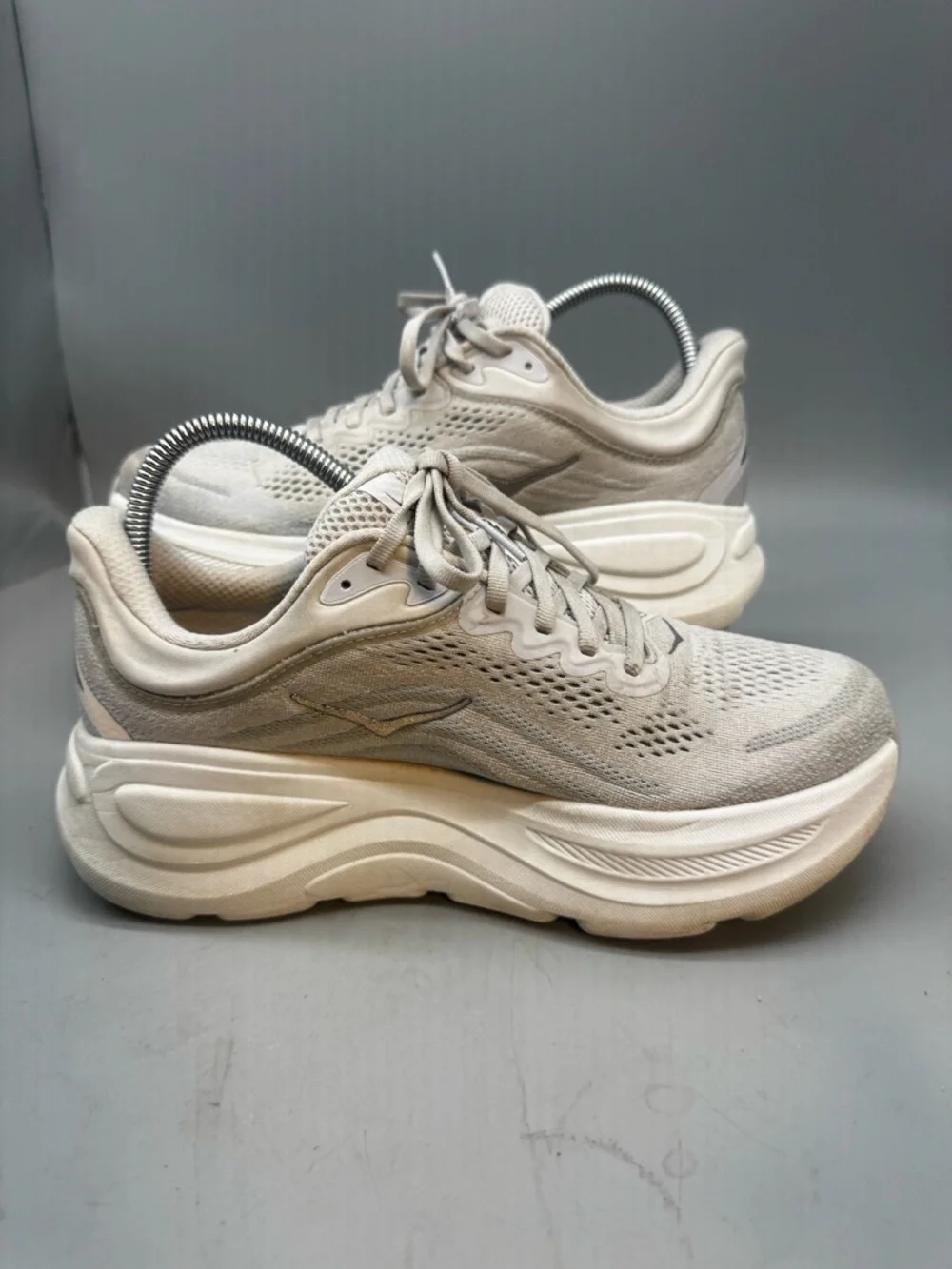 Size 8.5 - Hoka One One Bondi 6 Wide D Gray Women Low Top Running Walking Shoes - Picture 2 of 8